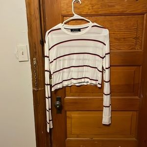 Reformation stripped long sleeve